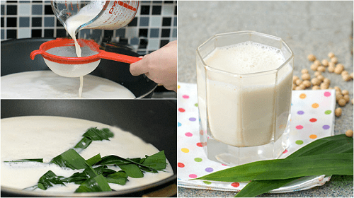 cách làm sữa đậu nành